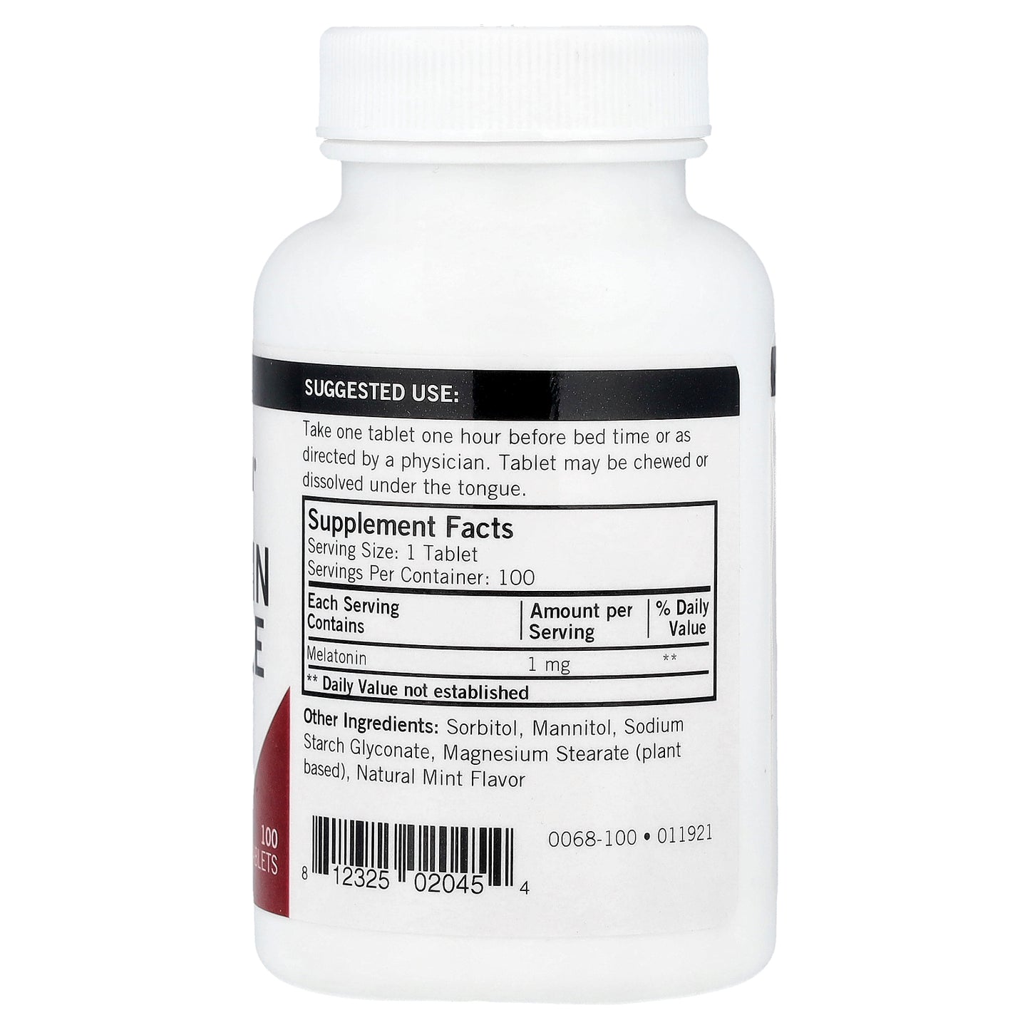 Kirkman Labs, Melatonin Chewable Tablets, 1 mg, 100 Tablets