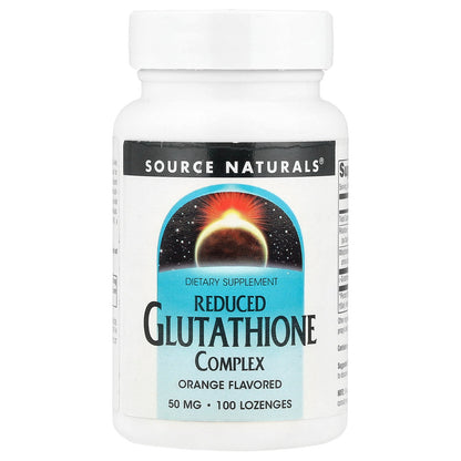 Source Naturals, Reduced Glutathione Complex, Orange, 100 Lozenges