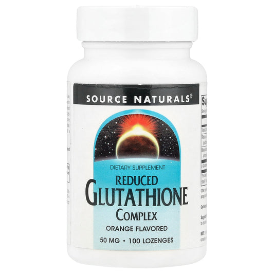 Source Naturals, Reduced Glutathione Complex, Orange, 100 Lozenges