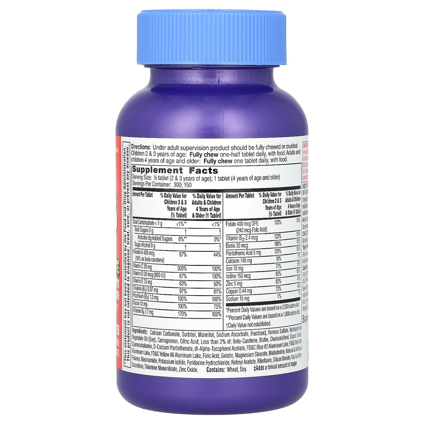 Flintstones, Complete with Calcium & Vitamin D, 150 Chewable Tablets