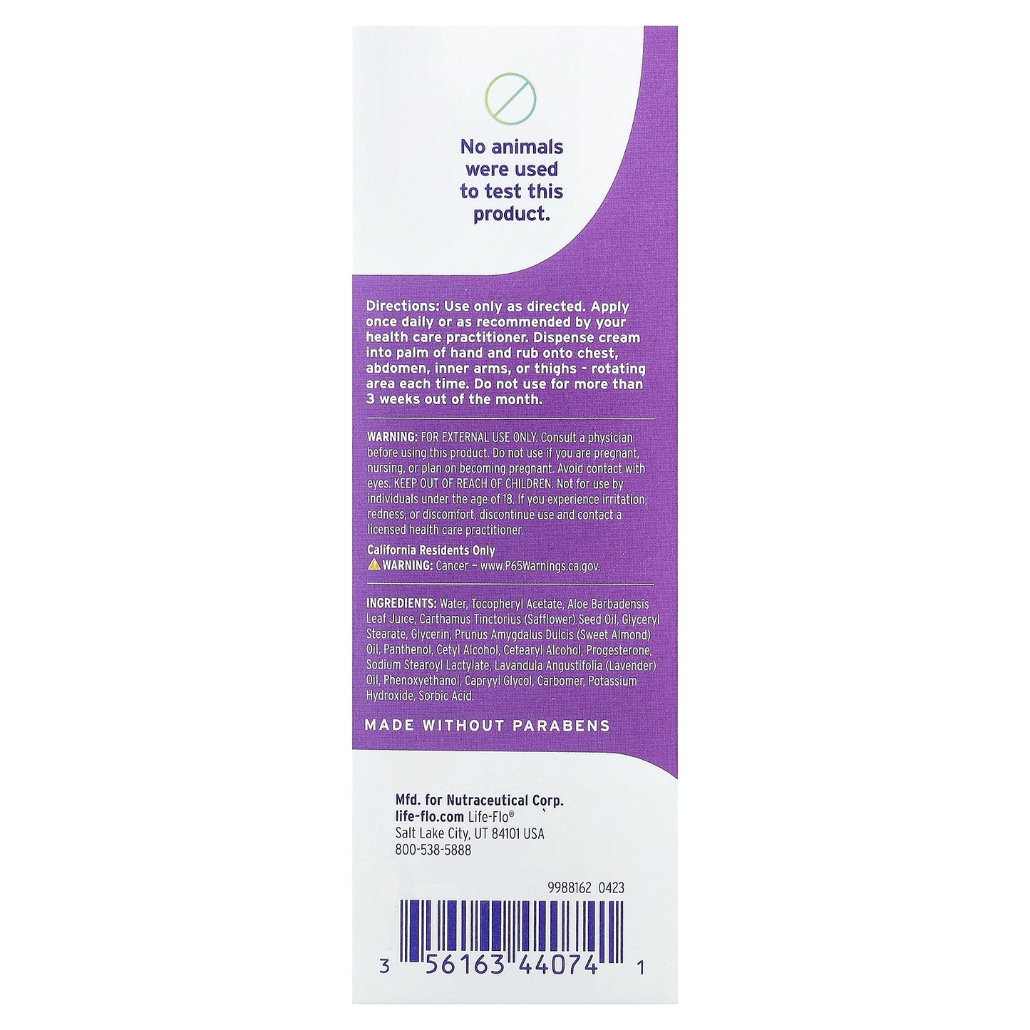 Emerita, Pro-Gest®, Balancing Cream with Lavender, 4 oz (112 g)
