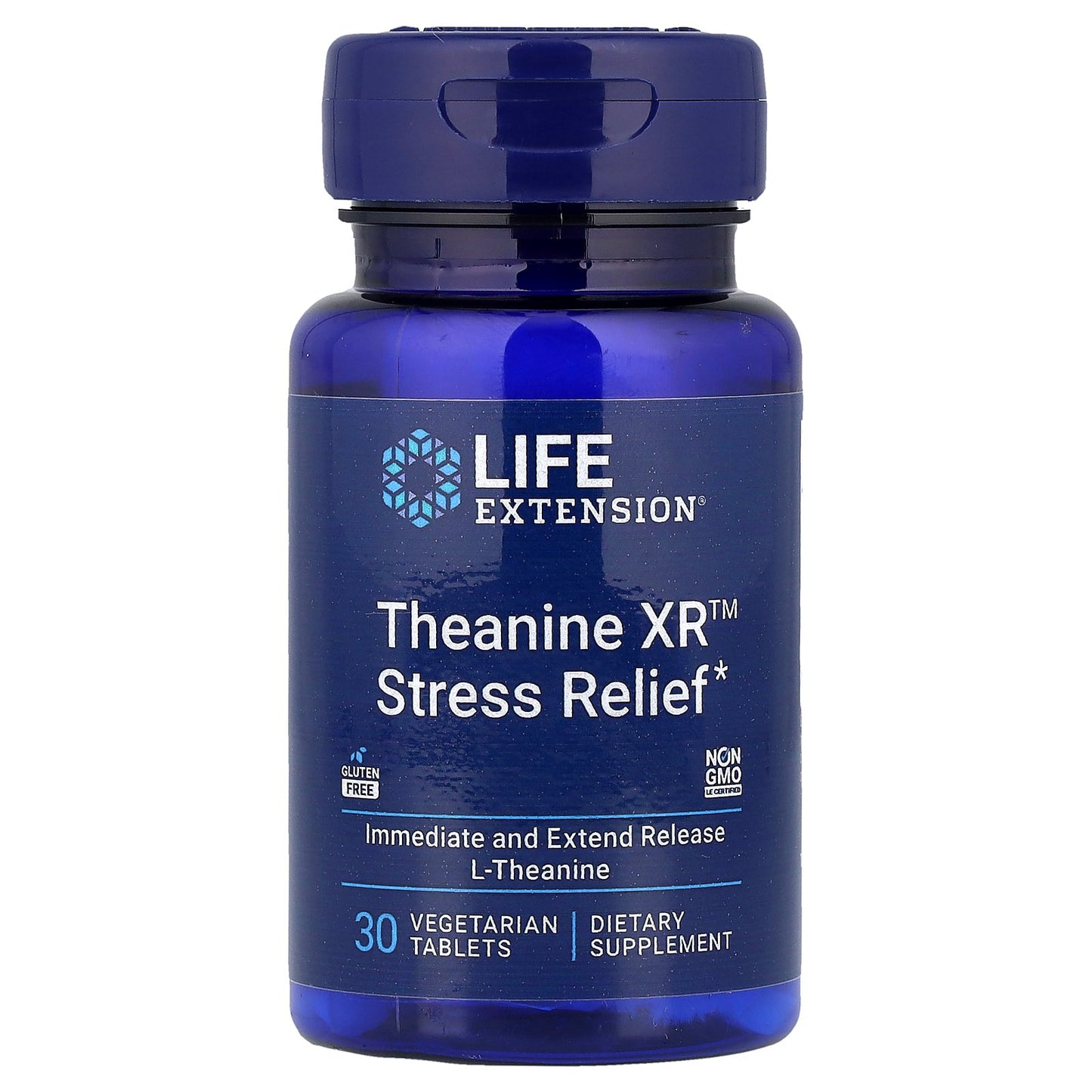 Life Extension, Theanine XR™ Stress Relief, 30 Vegetarian Tablets