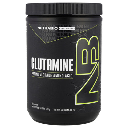 NutraBio, Glutamine, 1.1 lb (500 g)