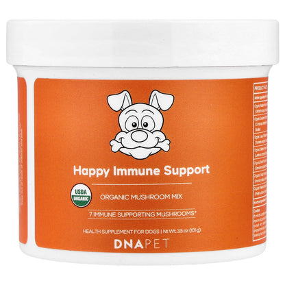 Codeage, DNA Pet, Happy Immune Support, Organic Mushroom Mix, For Dogs, 3.5 oz (101 g)