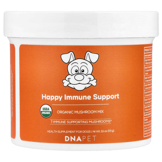 Codeage, DNA Pet, Happy Immune Support, Organic Mushroom Mix, For Dogs, 3.5 oz (101 g)