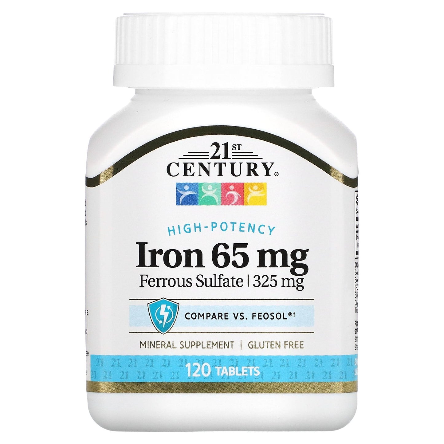 21st Century, Iron, 65 mg, 120 Tablets