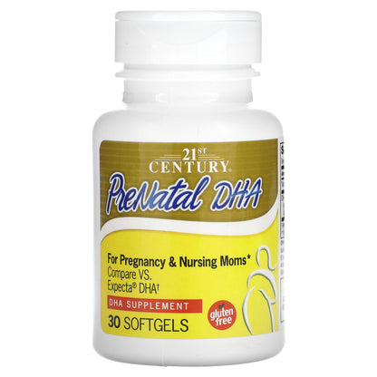21st Century, PreNatal DHA, 30 Softgels (200 mg per Softgel)