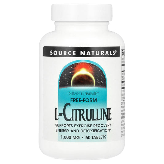 Source Naturals, L-Citrulline, 1,000 mg , 60 Tablets
