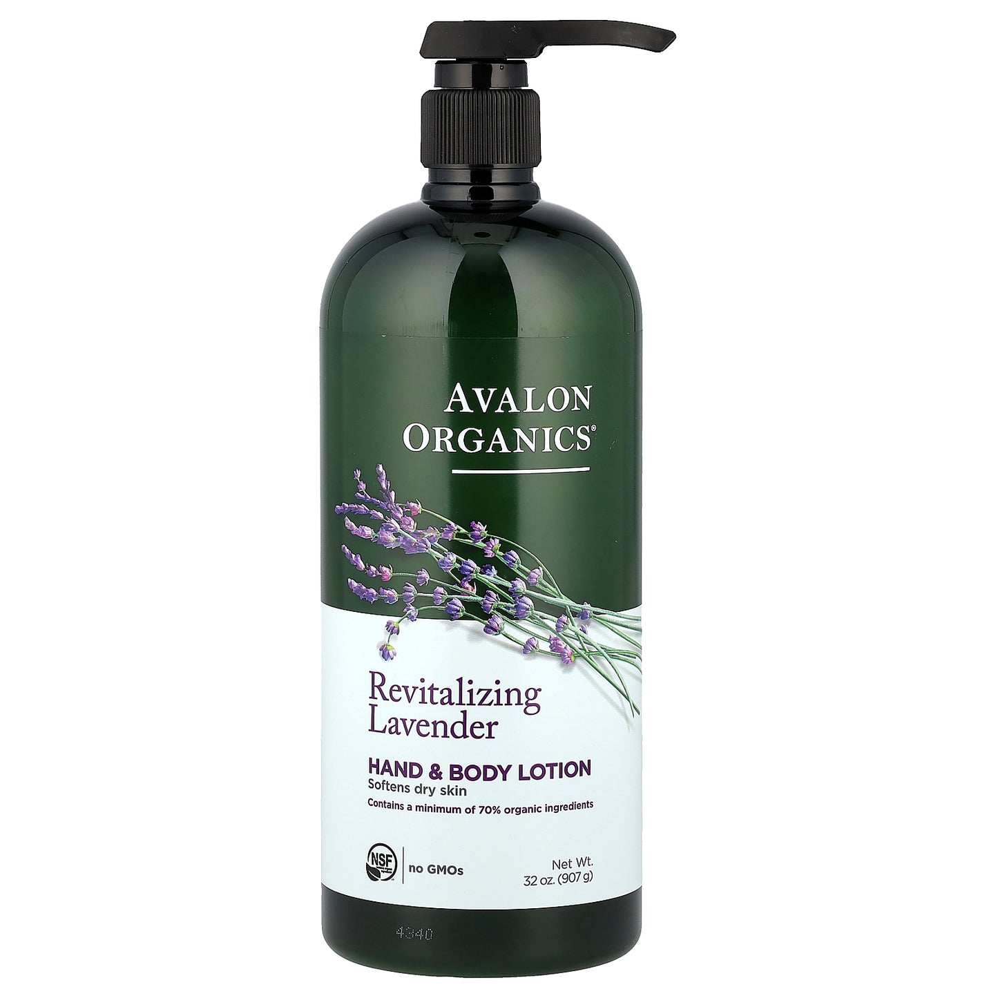 Avalon Organics, Hand & Body Lotion, Revitalizing Lavender, 32 oz (907 g)