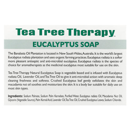 Tea Tree Therapy, Eucalyptus Bar Soap, 3.5 oz (99.2 g)