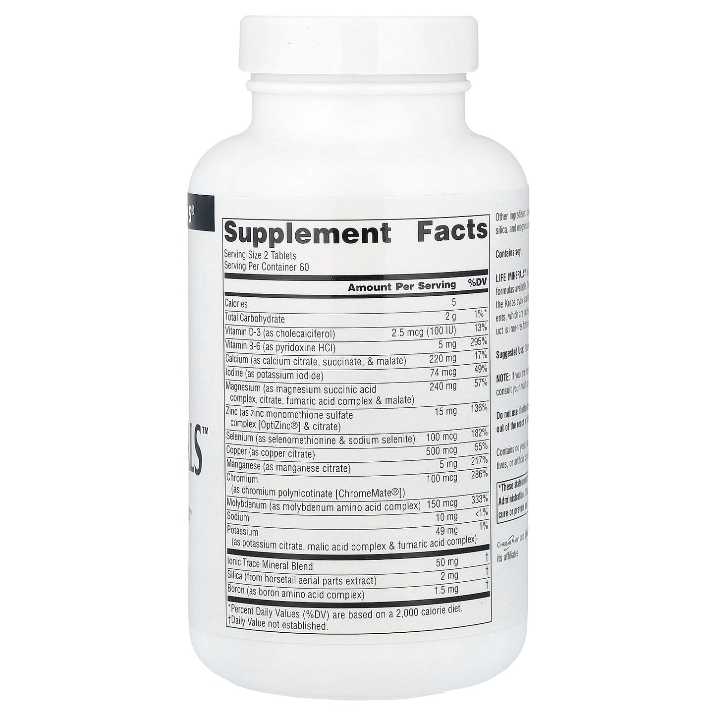 Source Naturals, Life Minerals™, No Iron, 120 Tablets