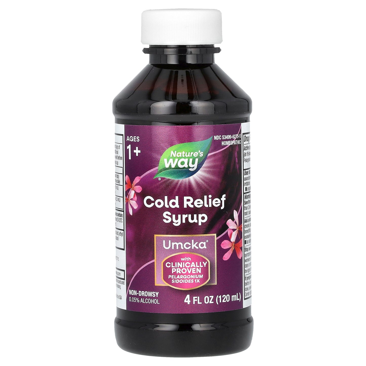 Nature's Way, Umcka, Cold Relief Syrup, Ages 1+, Cherry, 4 fl oz (120 ml)