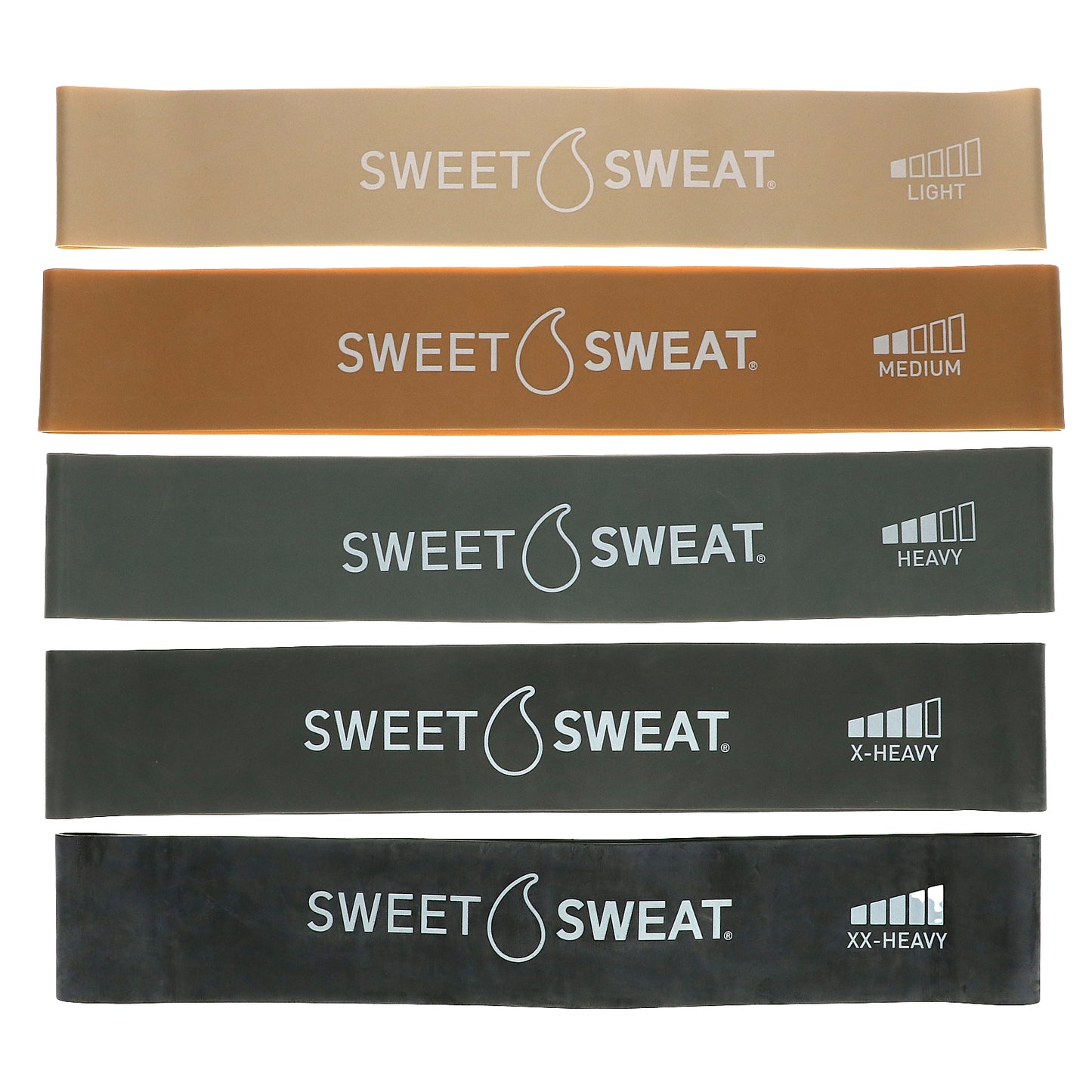 Sports Research, Sweet Sweat®, Mini Loop Bands, 5 Loop Bands