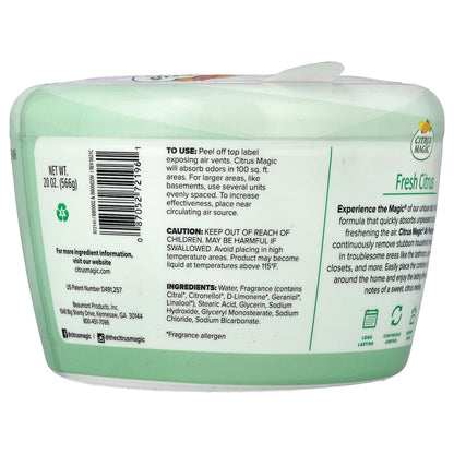 Citrus Magic, Air Freshener, Fresh Citrus, 20 oz (566 g)