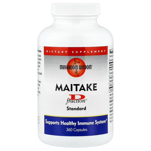 Mushroom Wisdom, Maitake D-Fraction®, Standard, 360 Capsules
