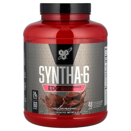 BSN, Syntha-6® Edge, Protein Powder Drink Mix, Chocolate Milkshake, 4.23 lb (1.92 kg)