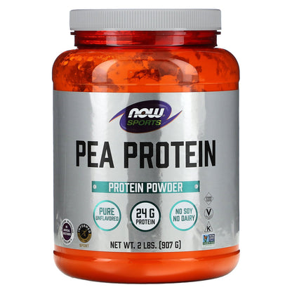 NOW Foods, Sports, Pea Protein, Pure Unflavored, 2 lbs (907 g)