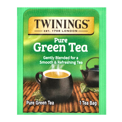 Twinings, Pure Green Tea, 50 Tea Bags, 3.53 oz (100 g)