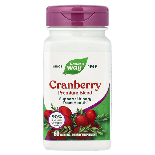 Nature's Way, Cranberry, Premium Blend, 60 Tablets