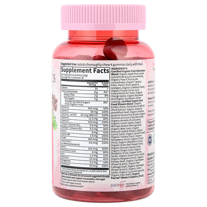 Garden of Life, Organics, Women's Multi Gummies, Organic Berry, 120 Vegan Gummy Drops