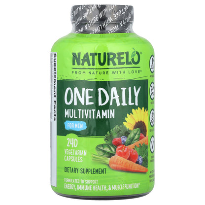 NATURELO, One Daily Multivitamin For Men, 240 Vegetarian Capsules