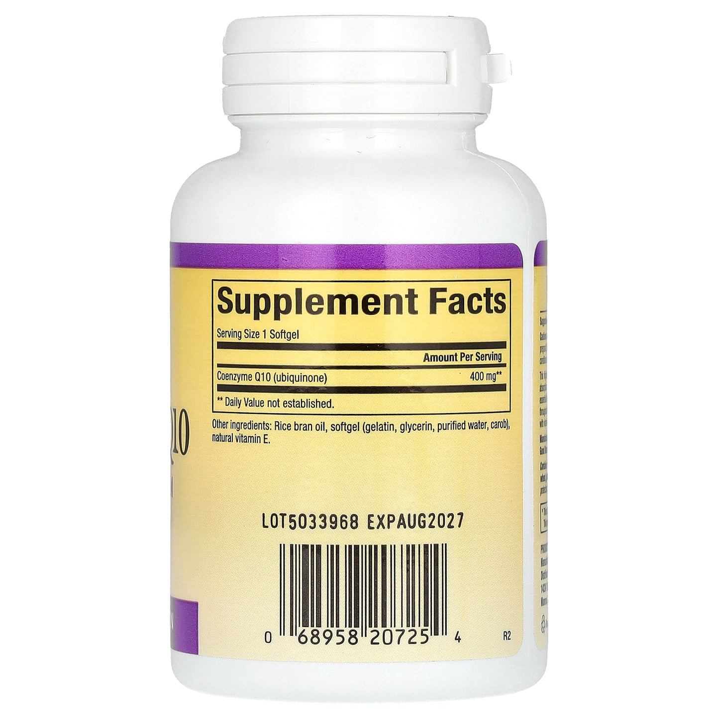 Natural Factors, Coenzyme Q10, 400 mg, 60 Softgels