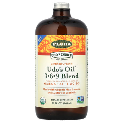 Flora, Udo's Choice®, Udo's Oil™ 3-6-9 Blend, 32 fl oz (941 ml)
