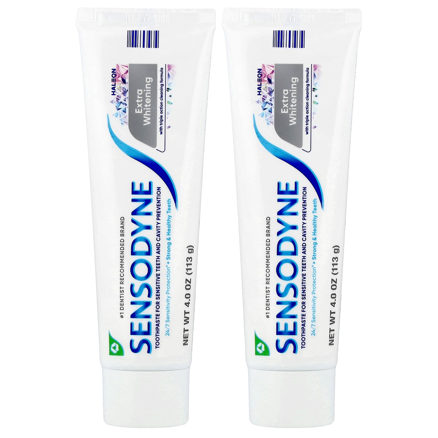 Sensodyne, Extra Whitening Toothpaste, Twin Pack, 2 Tubes, 4 oz (113 g) Each