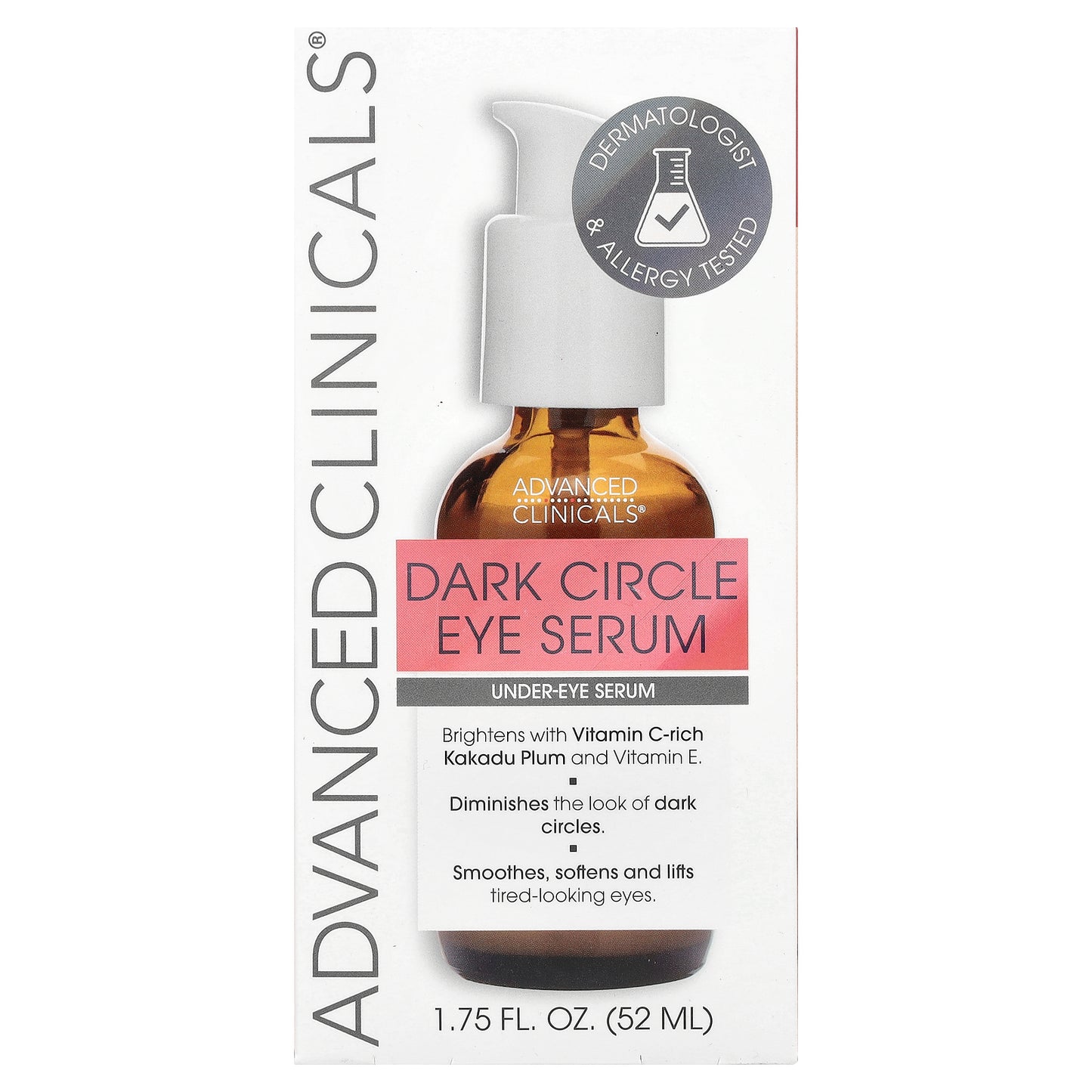 Advanced Clinicals, Dark Circle Eye Serum, 1.75 fl oz (52 ml)