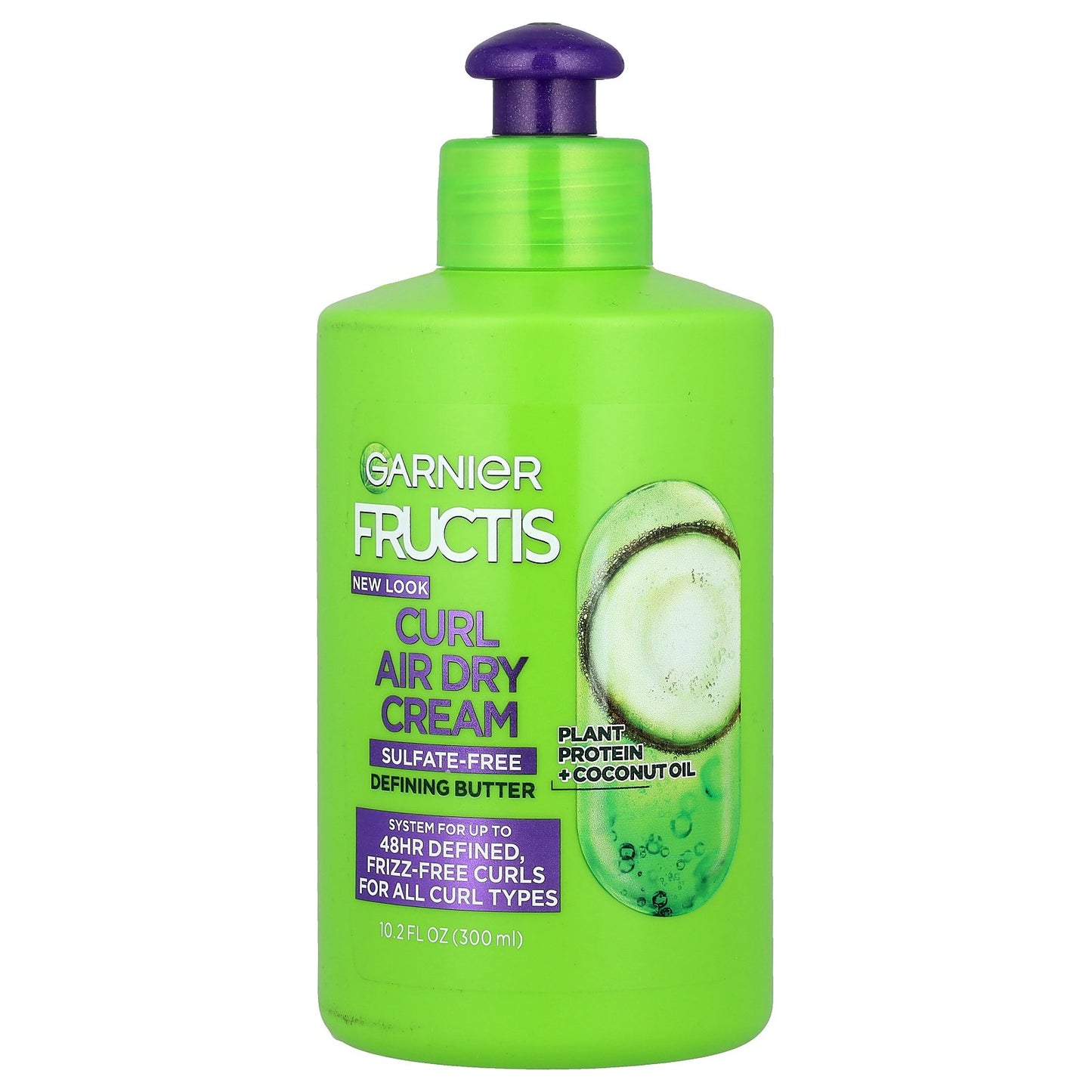 Garnier, Fructis, Curl Air Dry Cream, All Curl Types, 10.2 fl oz (300 ml)