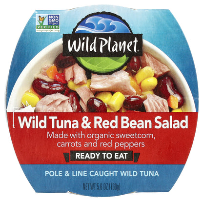 Wild Planet, Wild Tuna & Red Bean Salad, 5.6 oz (160 g)