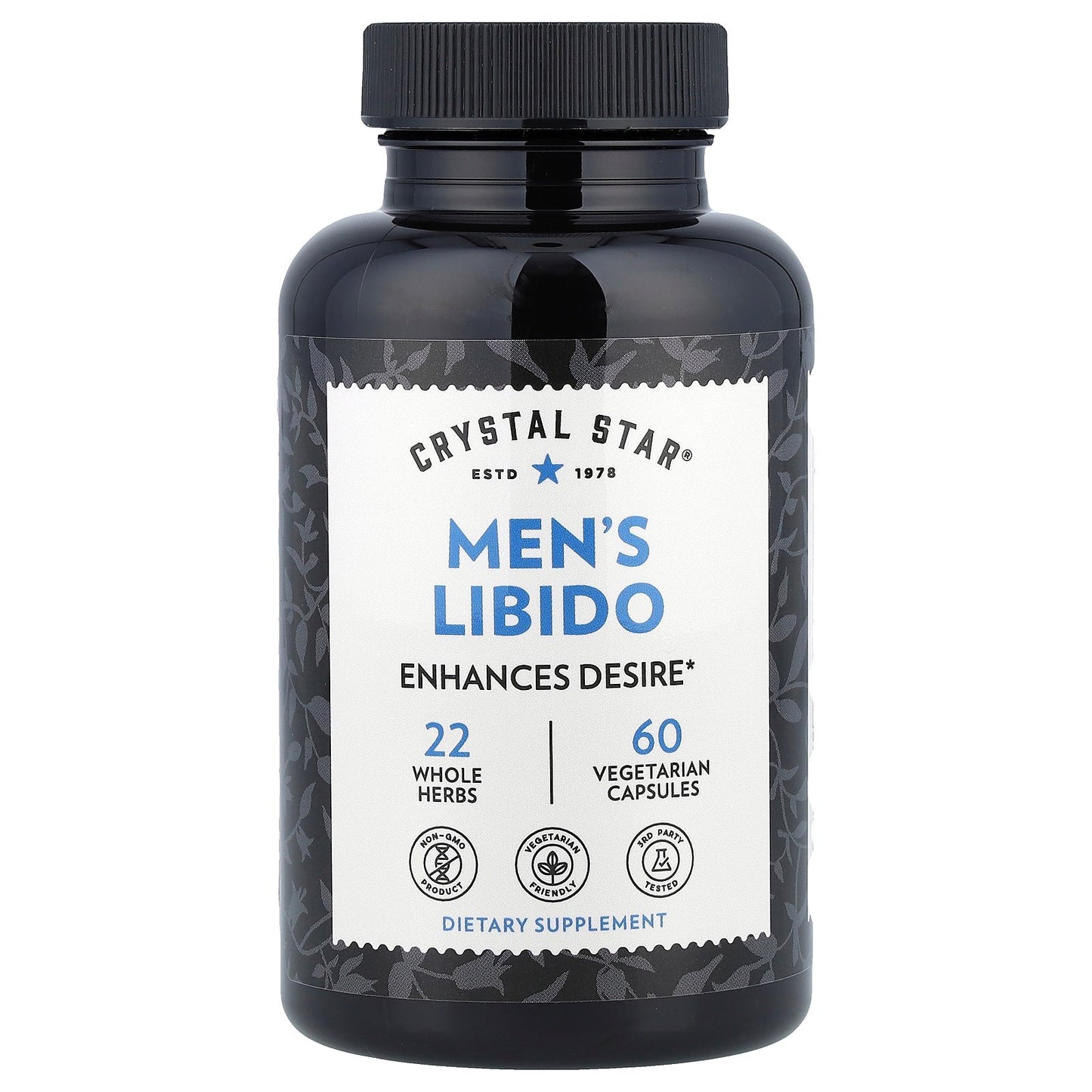 Crystal Star, Men's Libido, 60 Vegetarian Capsules