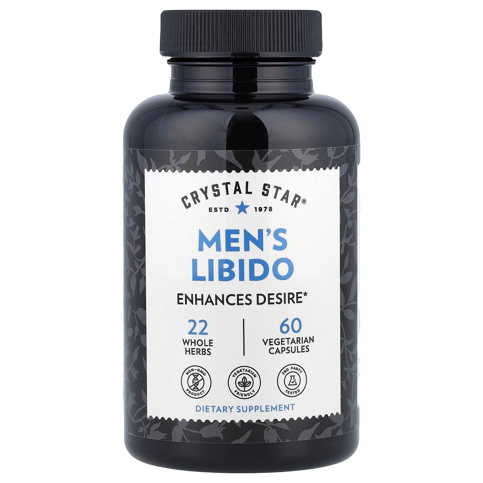 Crystal Star, Men's Libido, 60 Vegetarian Capsules