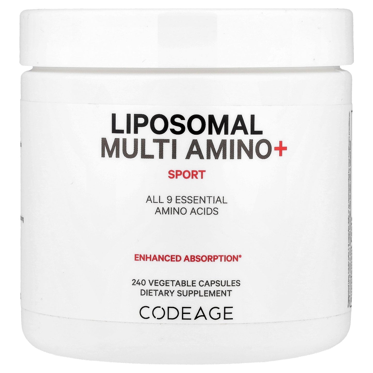Codeage, Liposomal Multi Amino+, Sport, 240 Vegetable Capsules