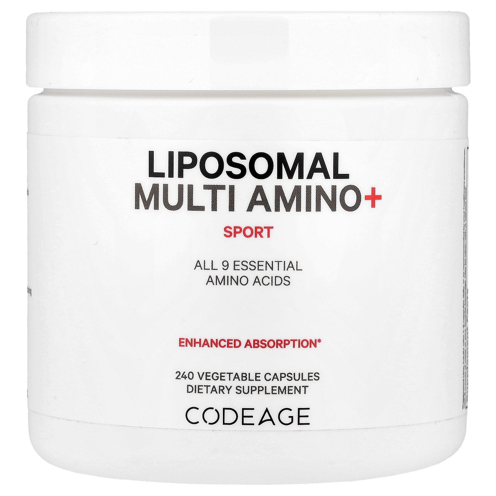 Codeage, Liposomal Multi Amino+, Sport, 240 Vegetable Capsules