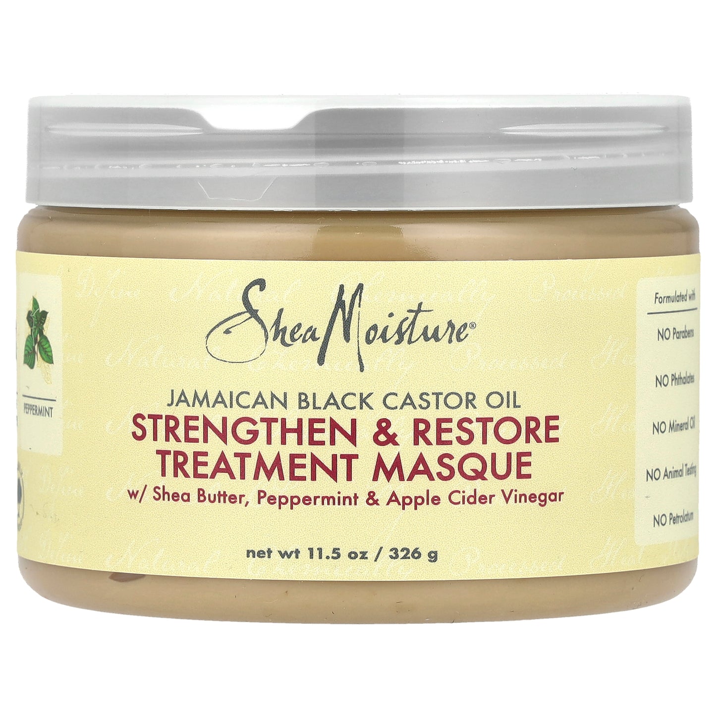 SheaMoisture, Jamaican Black Castor Oil, Strengthen & Restore Treatment Masque, 11.5 oz (326 g)