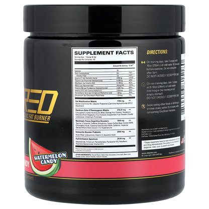 EHPlabs, OxyShred Hardcore, Thermogenic Fat Burner, Watermelon Candy, 9.2 oz (260 g)