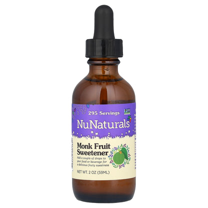 NuNaturals, Monk Fruit Sweetener, 2 oz (59 ml)