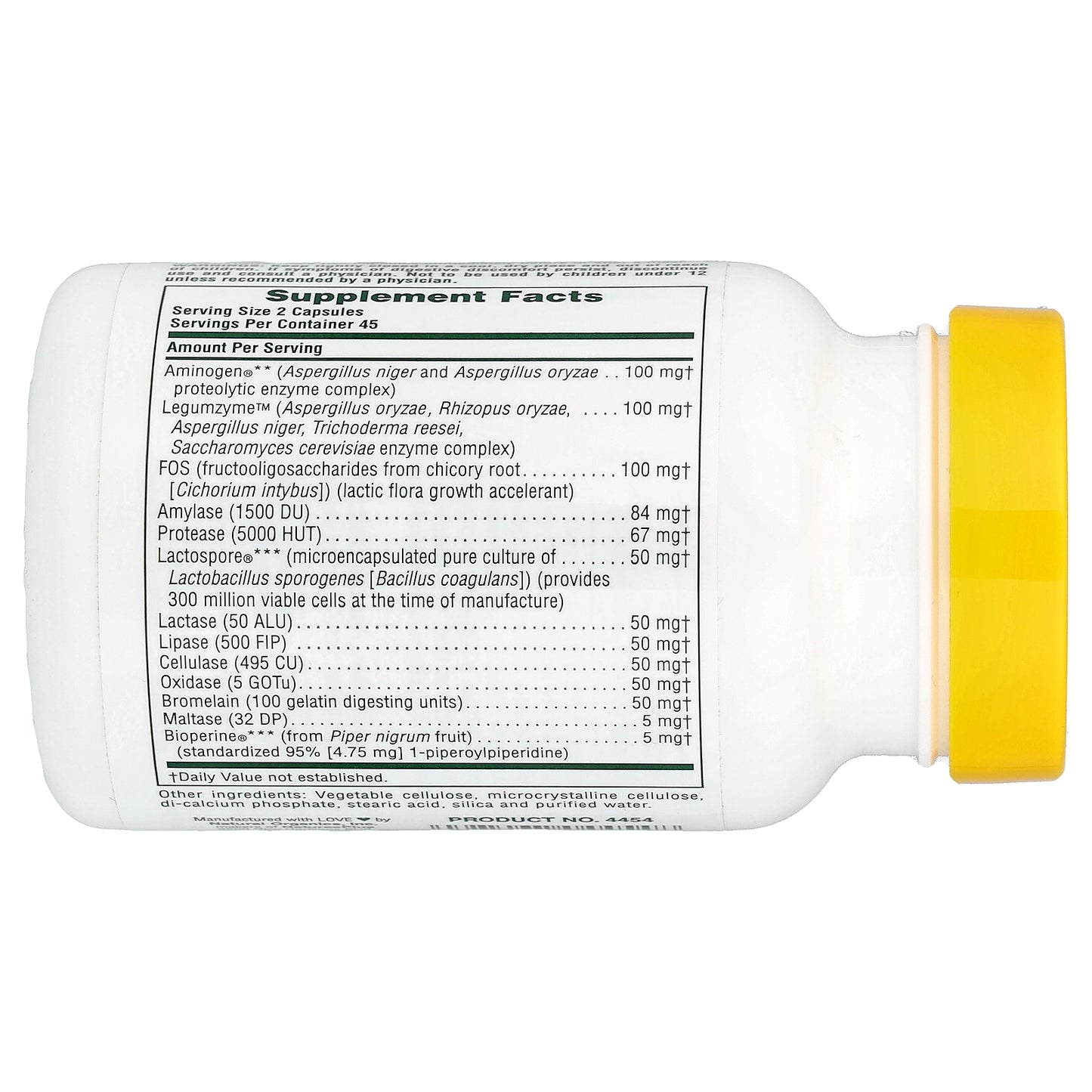 NaturesPlus, Acti-Zyme, Activated Digested Aid, 90 Vegan Capsules