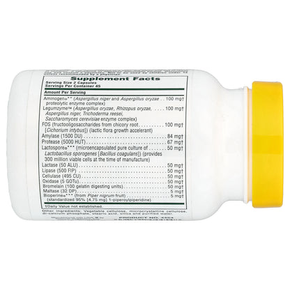 NaturesPlus, Acti-Zyme, Activated Digested Aid, 90 Vegan Capsules