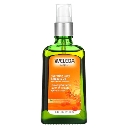 Weleda, Hydrating Body & Beauty Oil, Sea Buckthorn Extracts, 3.4 fl oz (100 ml)