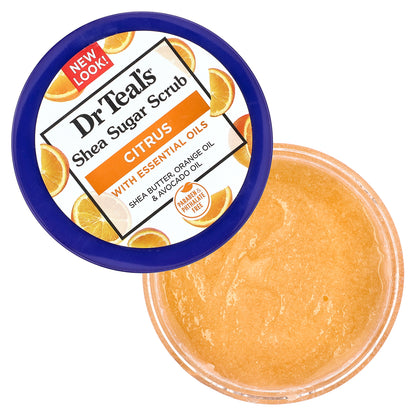 Dr. Teal's, Shea Sugar Scrub, Citrus, 19 oz (538 g)