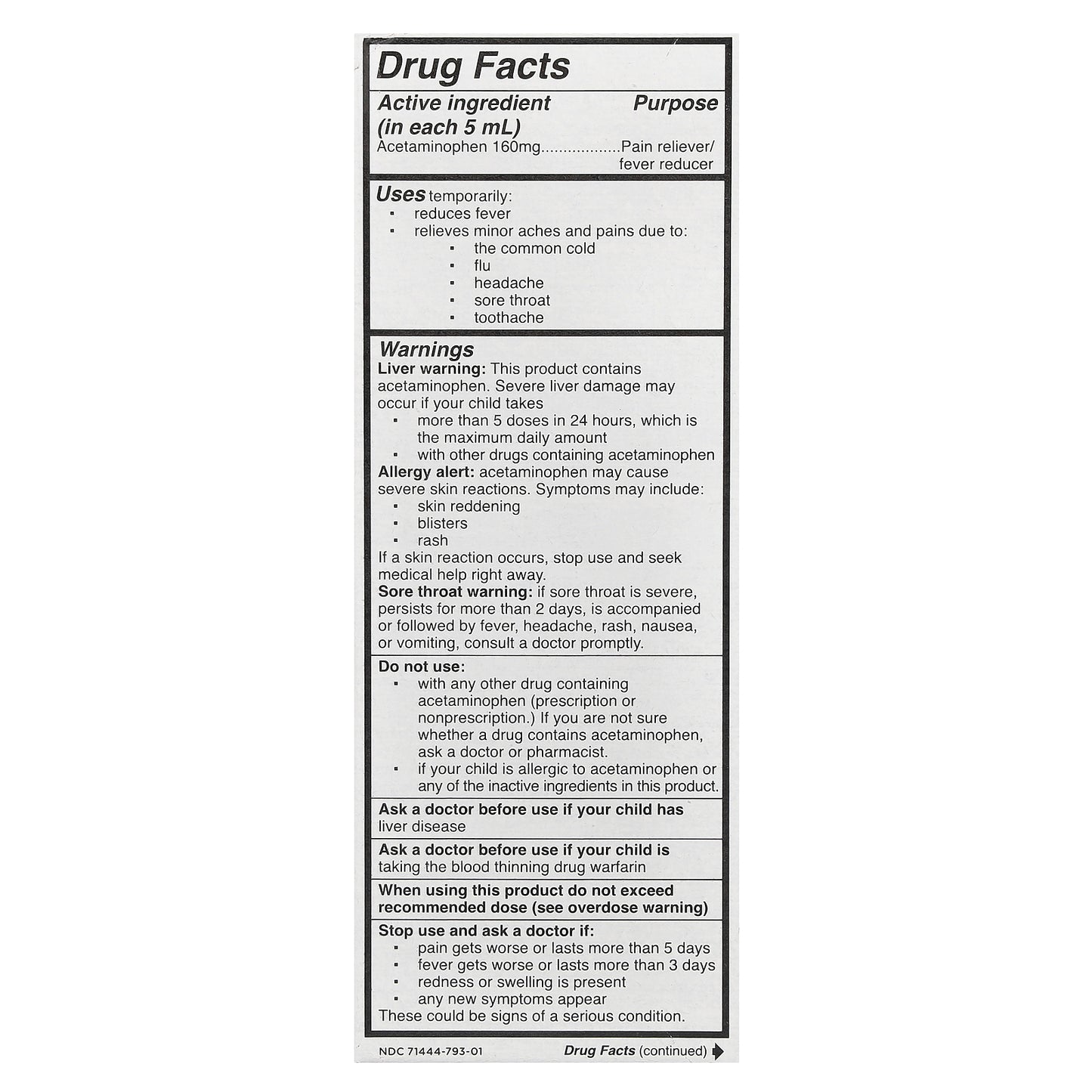 Mommy's Bliss, Children's Pain & Fever, Ages 2-11 Years, Yummy Berry, 160 mg , 4 fl oz (118 ml)