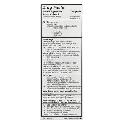 Mommy's Bliss, Children's Pain & Fever, Ages 2-11 Years, Yummy Berry, 160 mg , 4 fl oz (118 ml)