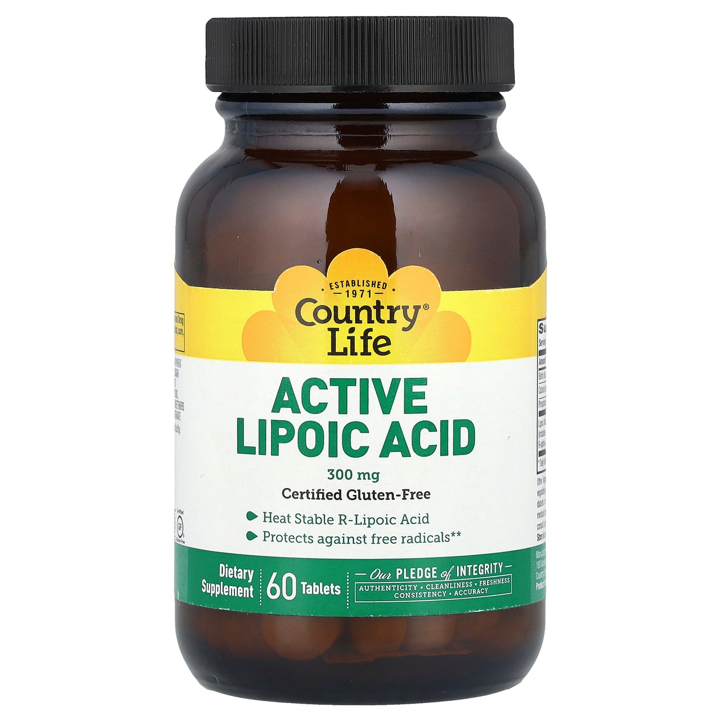 Country Life, Active Lipoic Acid, 60 Tablets