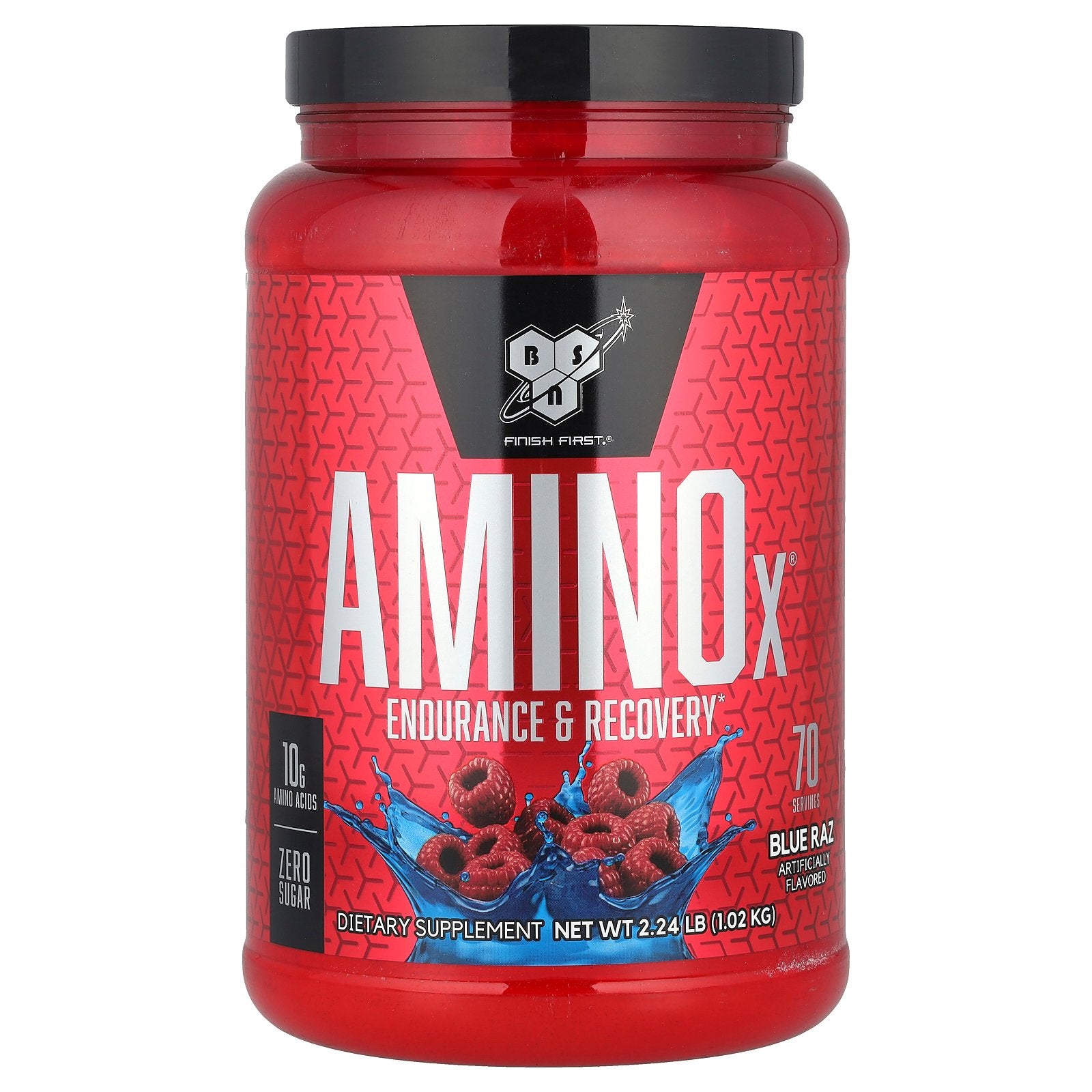 BSN, AminoX®, Endurance & Recovery, Blue Raz, 2.24 lb (1.02 kg)