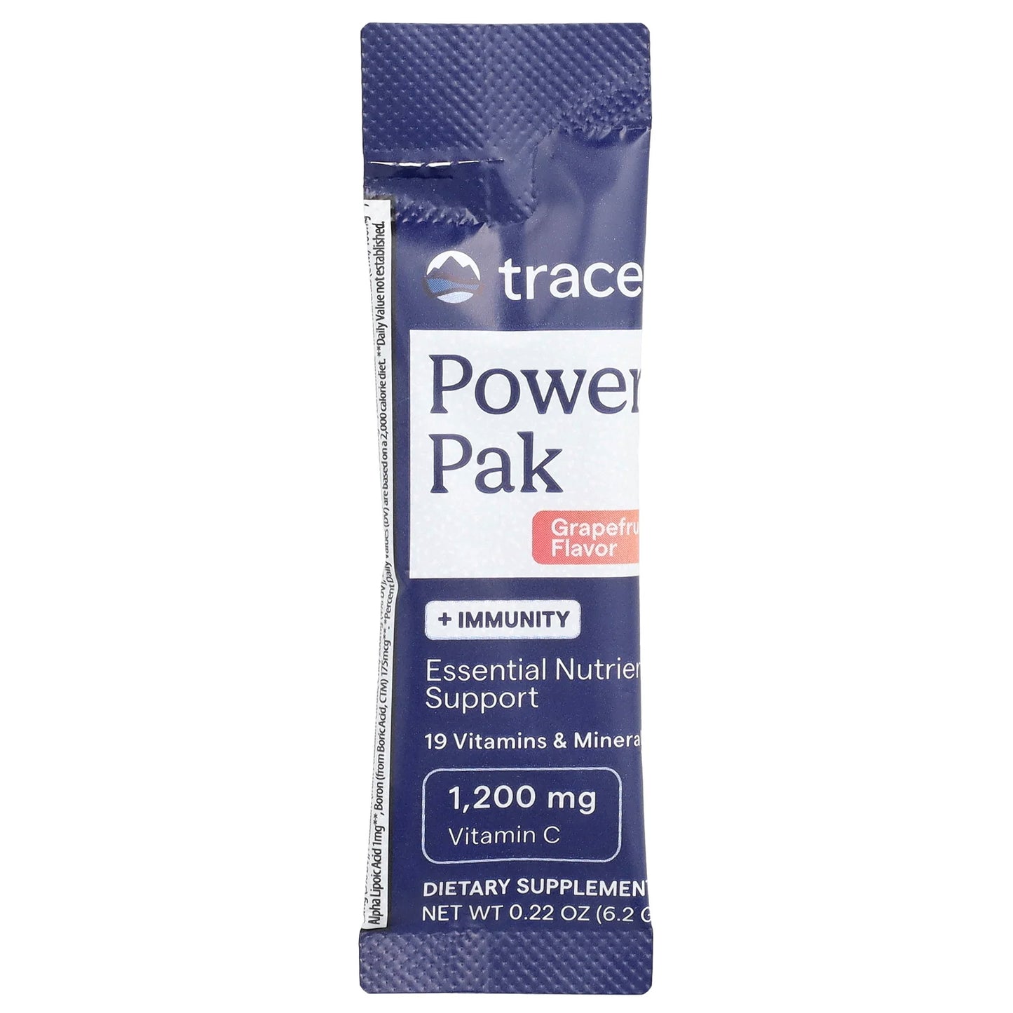 Trace, PowerPak + Immunity, Grapefruit, 30 Stick Packs, 0.22 oz (6.2 g) Each