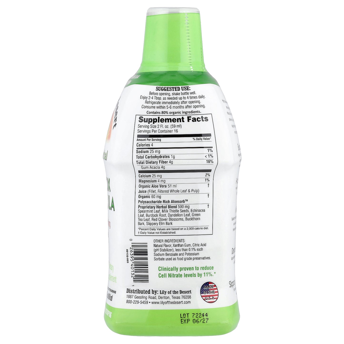 Lily of the Desert, Aloe Herbal, Detox Formula, 32 fl oz (960 ml)