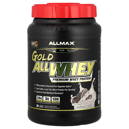 ALLMAX, GOLD ALLWHEY®, Premium Whey Protein, Cookies & Cream, 32 oz (907 g)