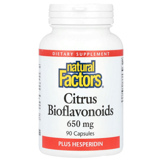 Natural Factors, Citrus Bioflavonoids Plus Hesperidin, 650 mg, 90 Capsules